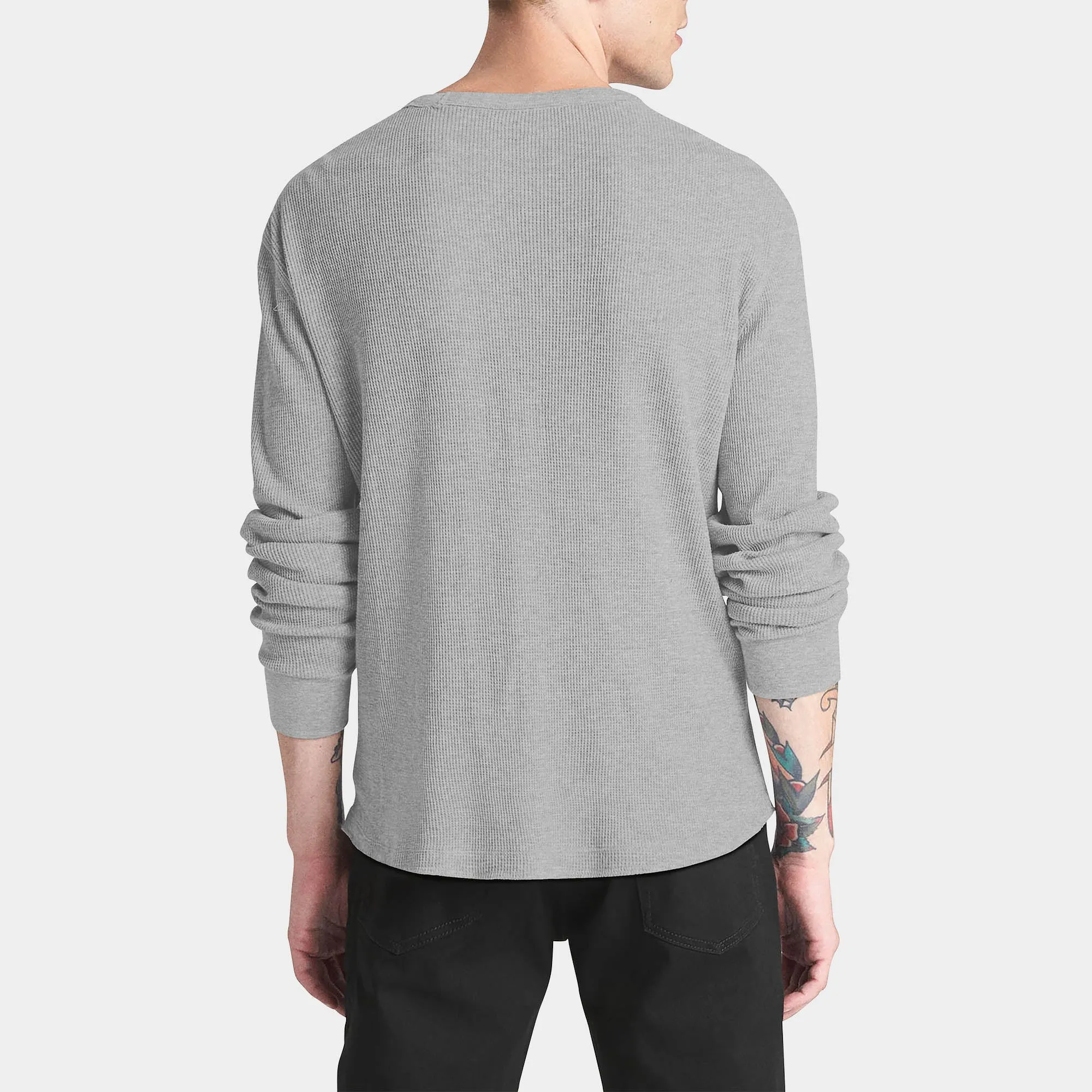 Men's Waffle Thermal Sweatshirts