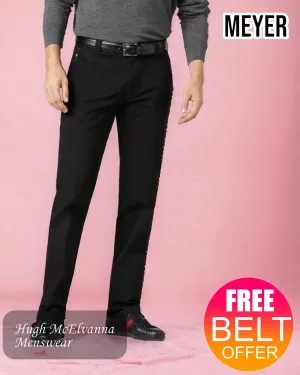 Meyer Black ROMA Trouser Style: 316-09