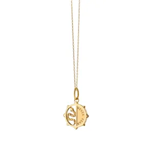 Mini "Never Fear" Snake Medallion