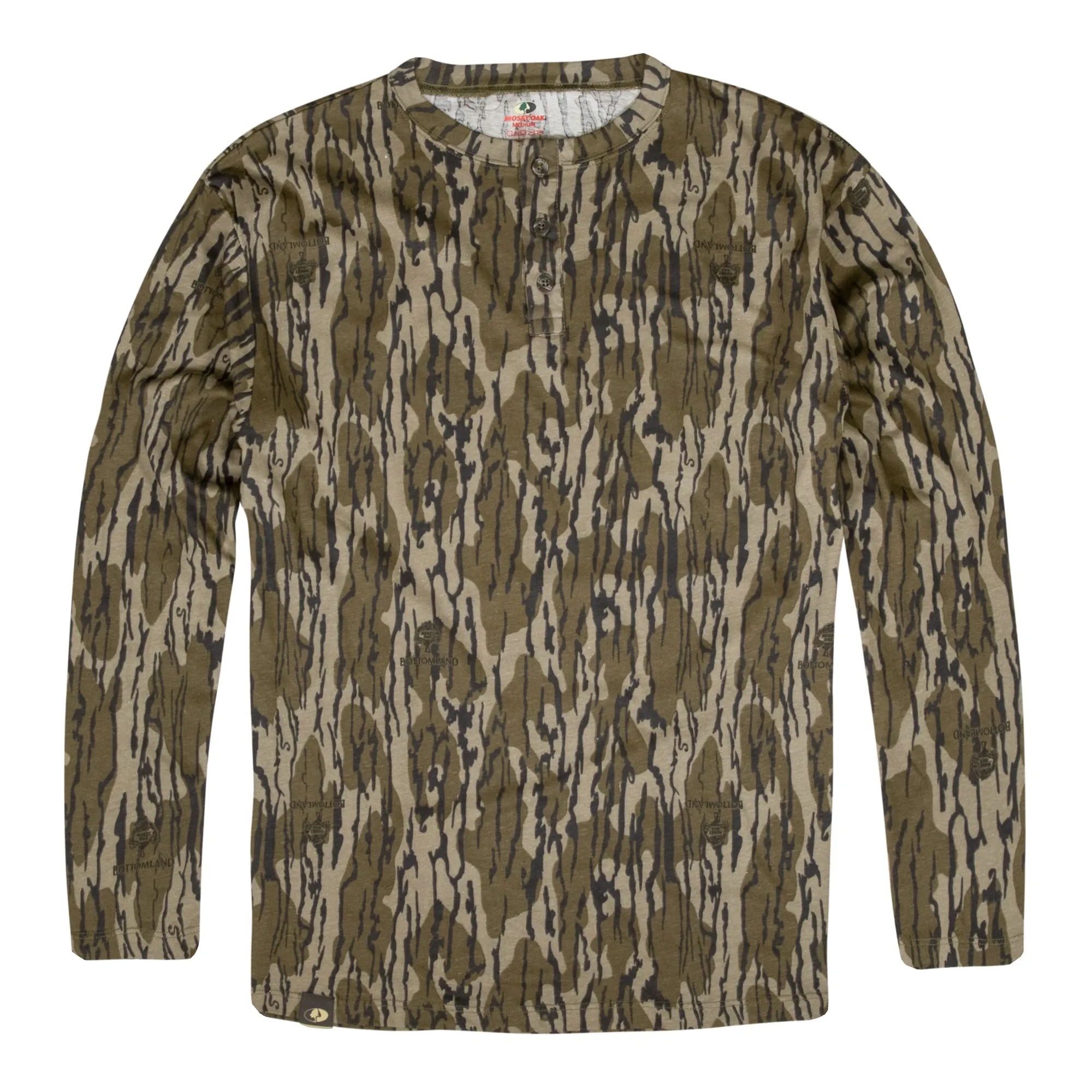 Mossy Oak Camp Henley Shirt