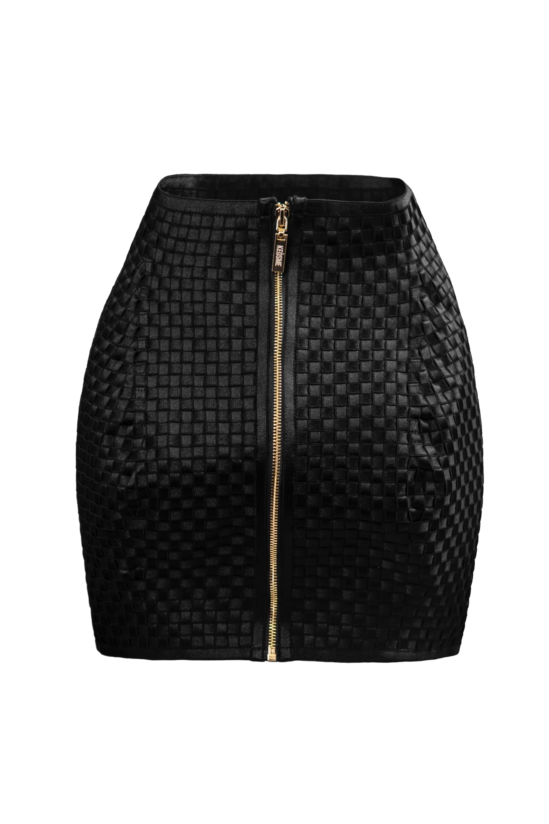 Nirvana floralle black bondage skirt