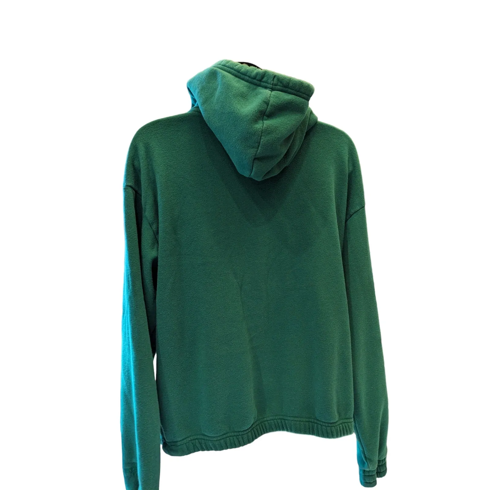 North Face Hoodie Womens Small Green Sweatshirt Pullover Kangaroo Pockets Sporty