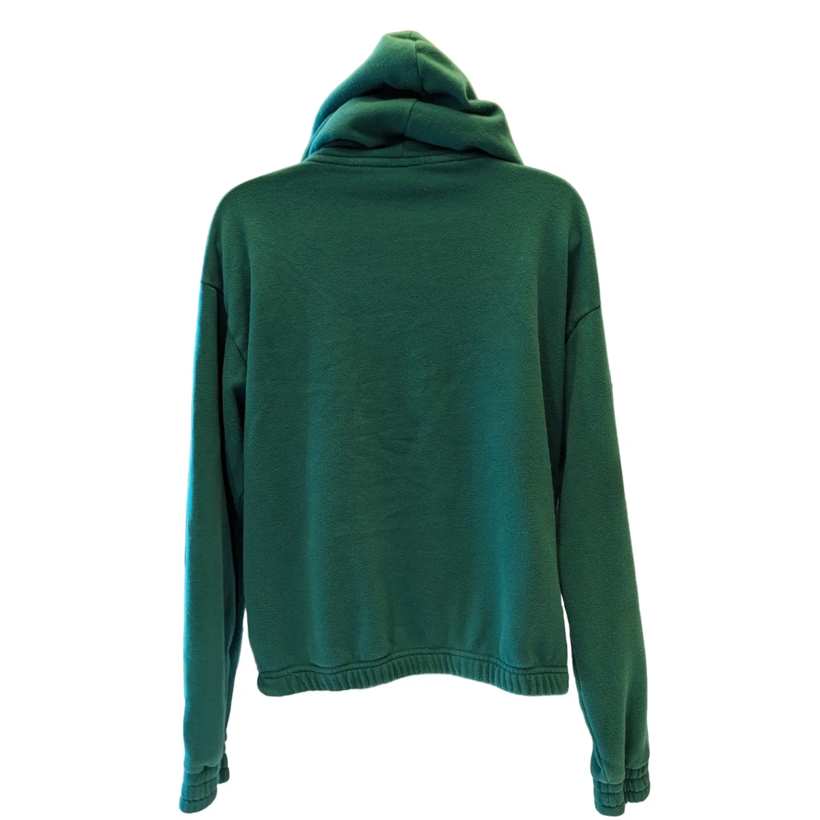North Face Hoodie Womens Small Green Sweatshirt Pullover Kangaroo Pockets Sporty