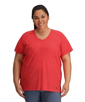 Outdoor Research Echo Womens Plus Size T-Shirt Rhubarb Size 4X