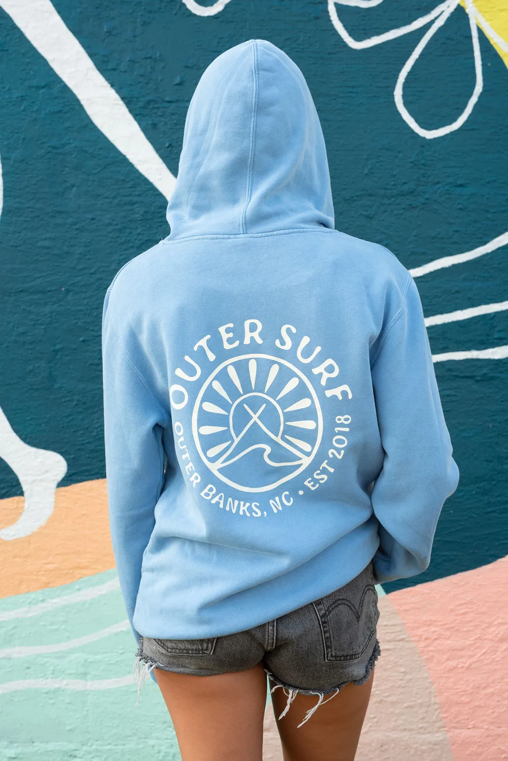 Outer Surf Logo Hoodie