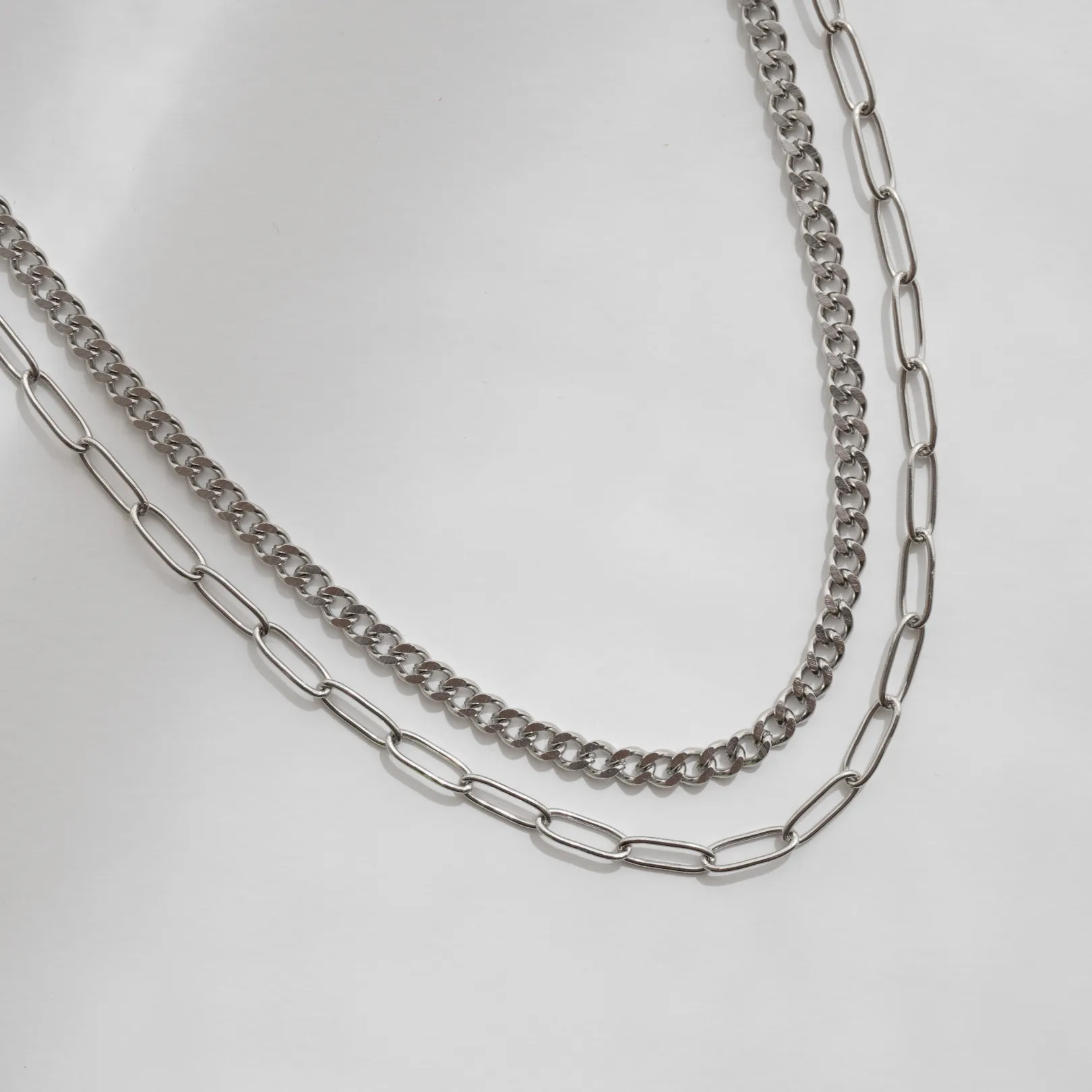 Perfect Pair Necklace - Silver