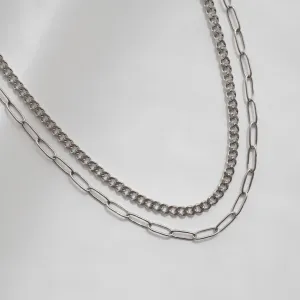 Perfect Pair Necklace - Silver
