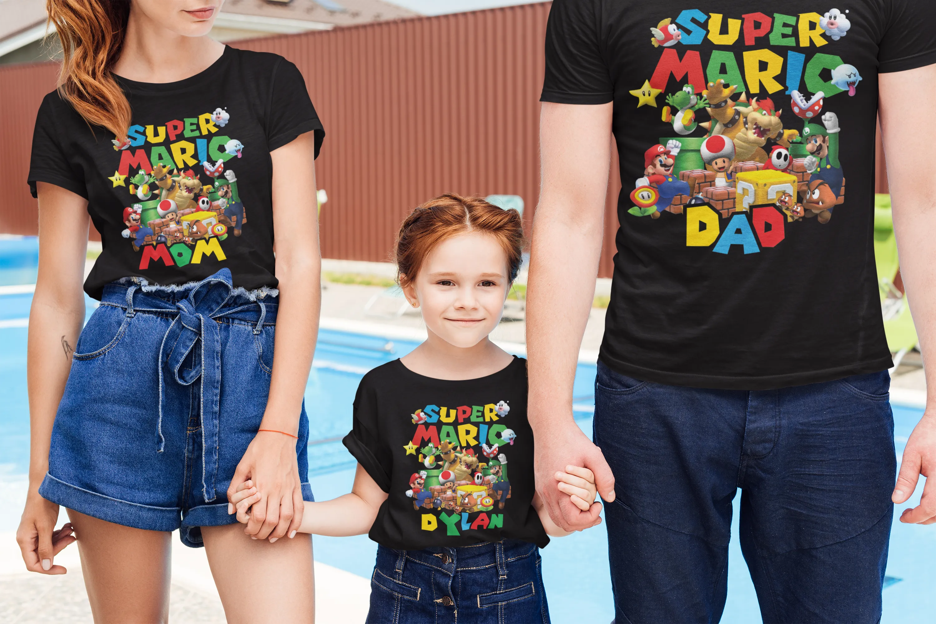 Personalized Super Mario Bros. Birthday Shirt