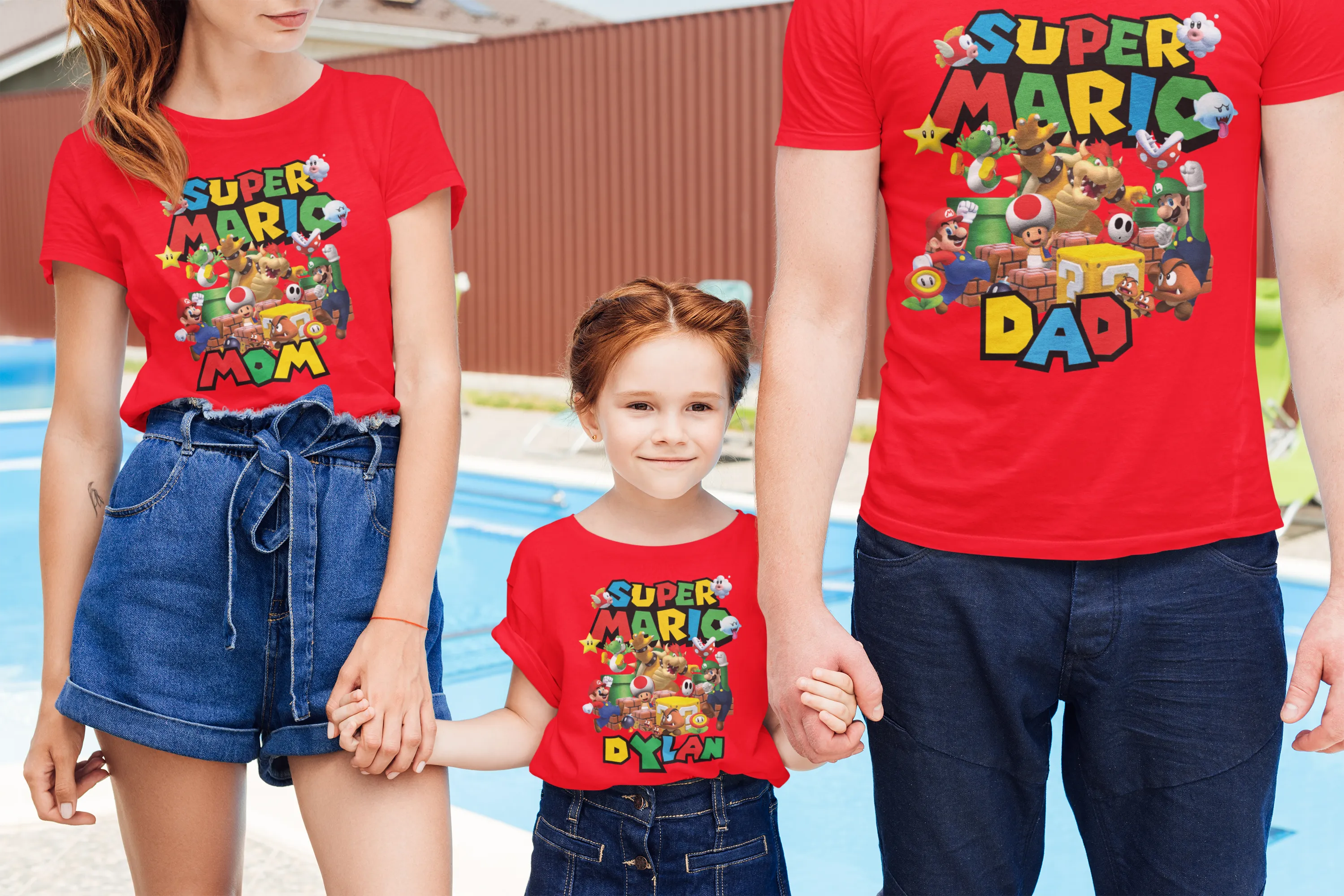 Personalized Super Mario Bros. Birthday Shirt