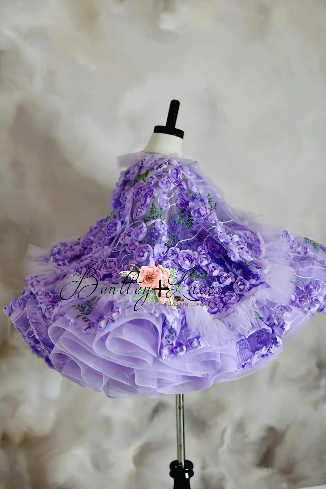 Petal "Eva" Petal Length Dress  Cape (4 Year-Petite 5 Year)