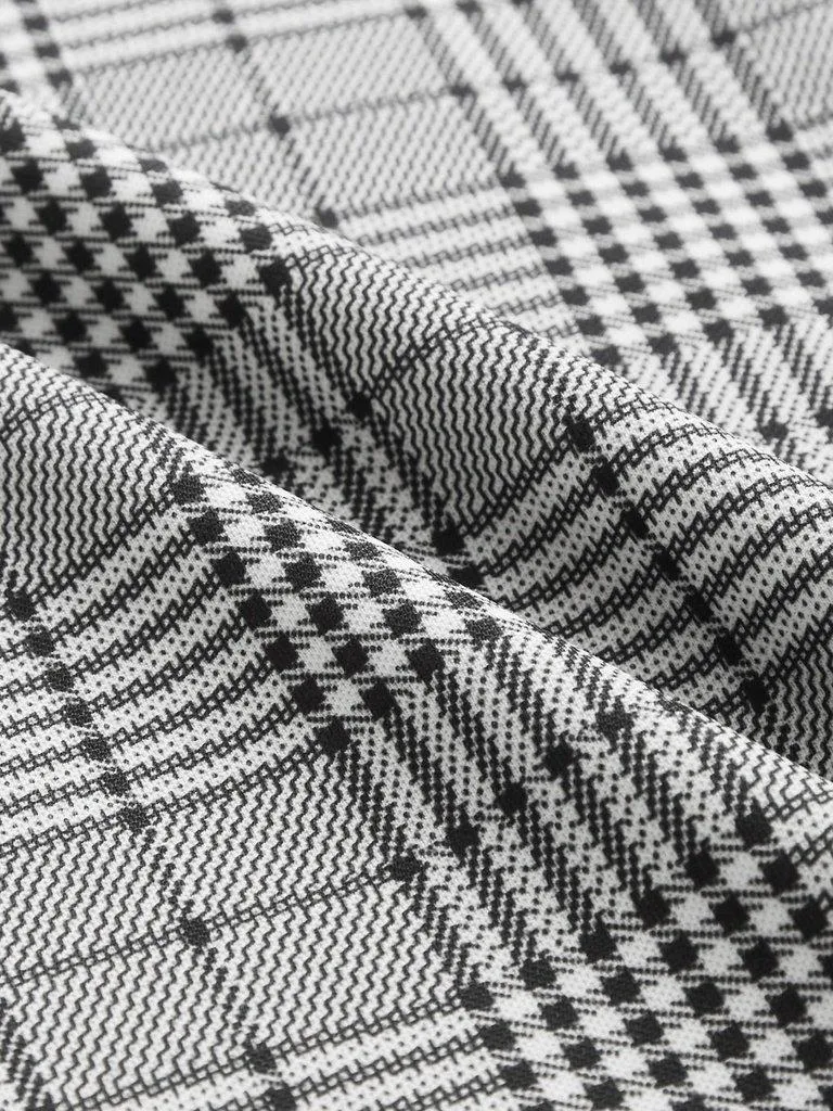 Plaid Print Bodycon Skirt