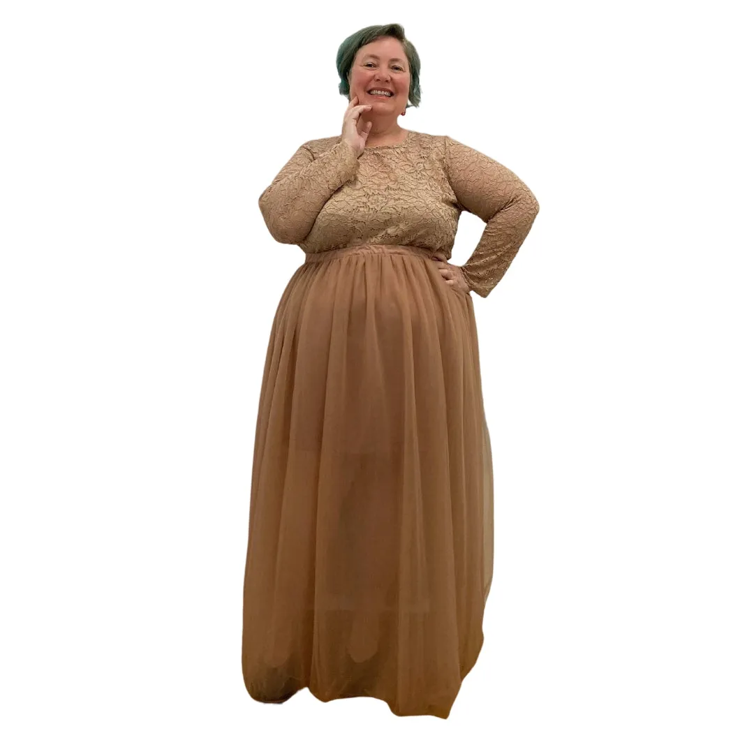 Plus Size Chic Tulle Skirt