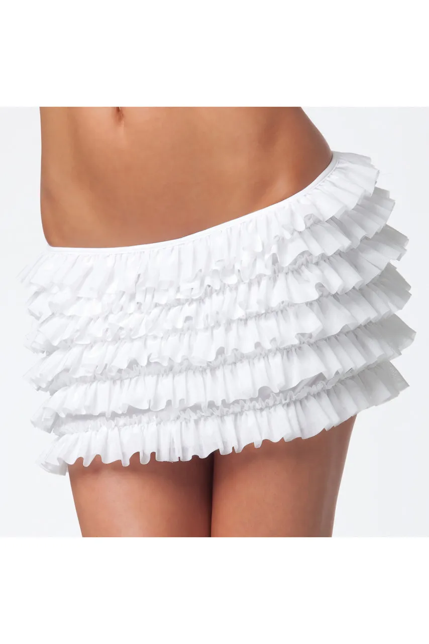 Plus Size Layered Ruffle Skirt