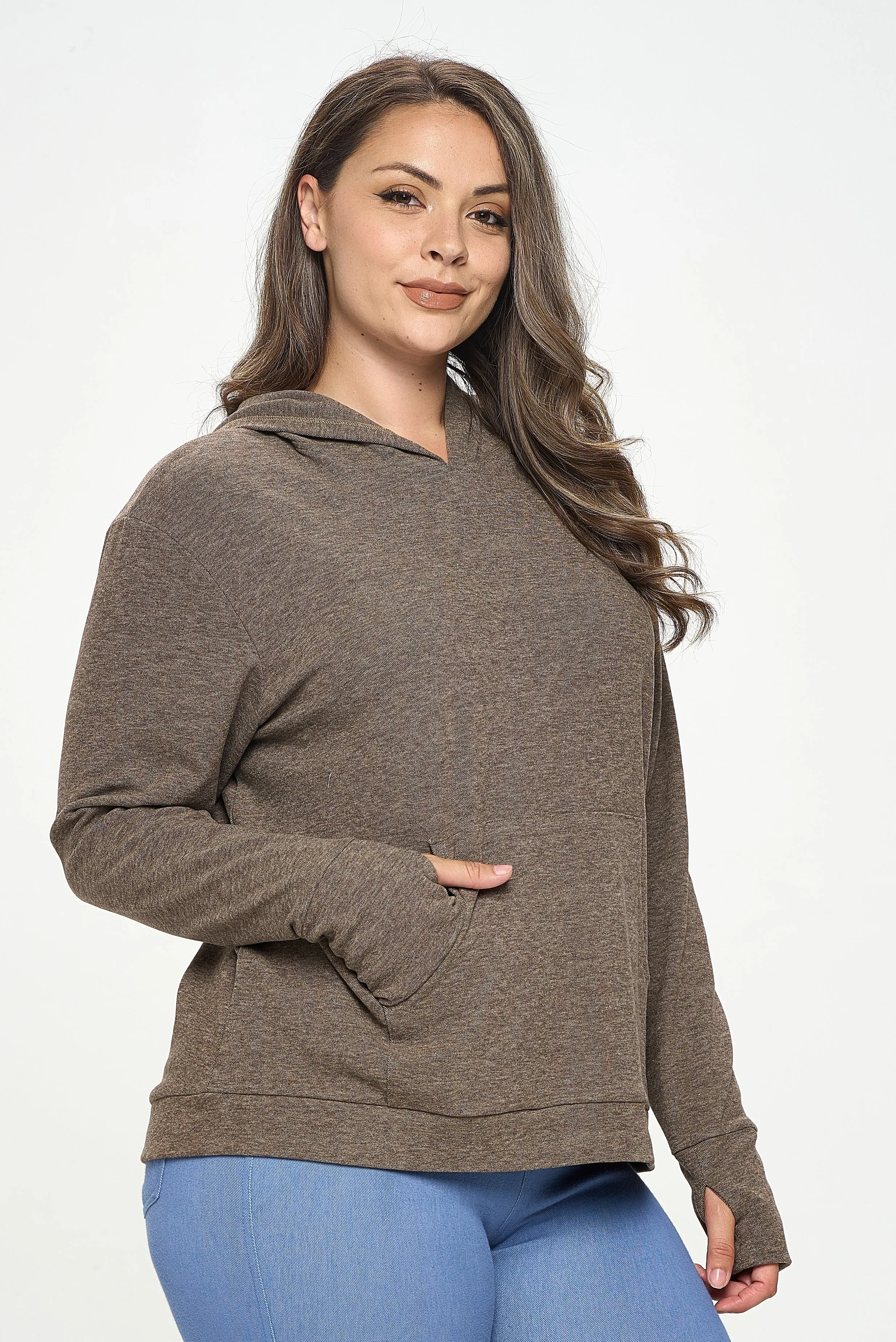 Plus Size Women’s Ultra Soft Pullover Hoodie