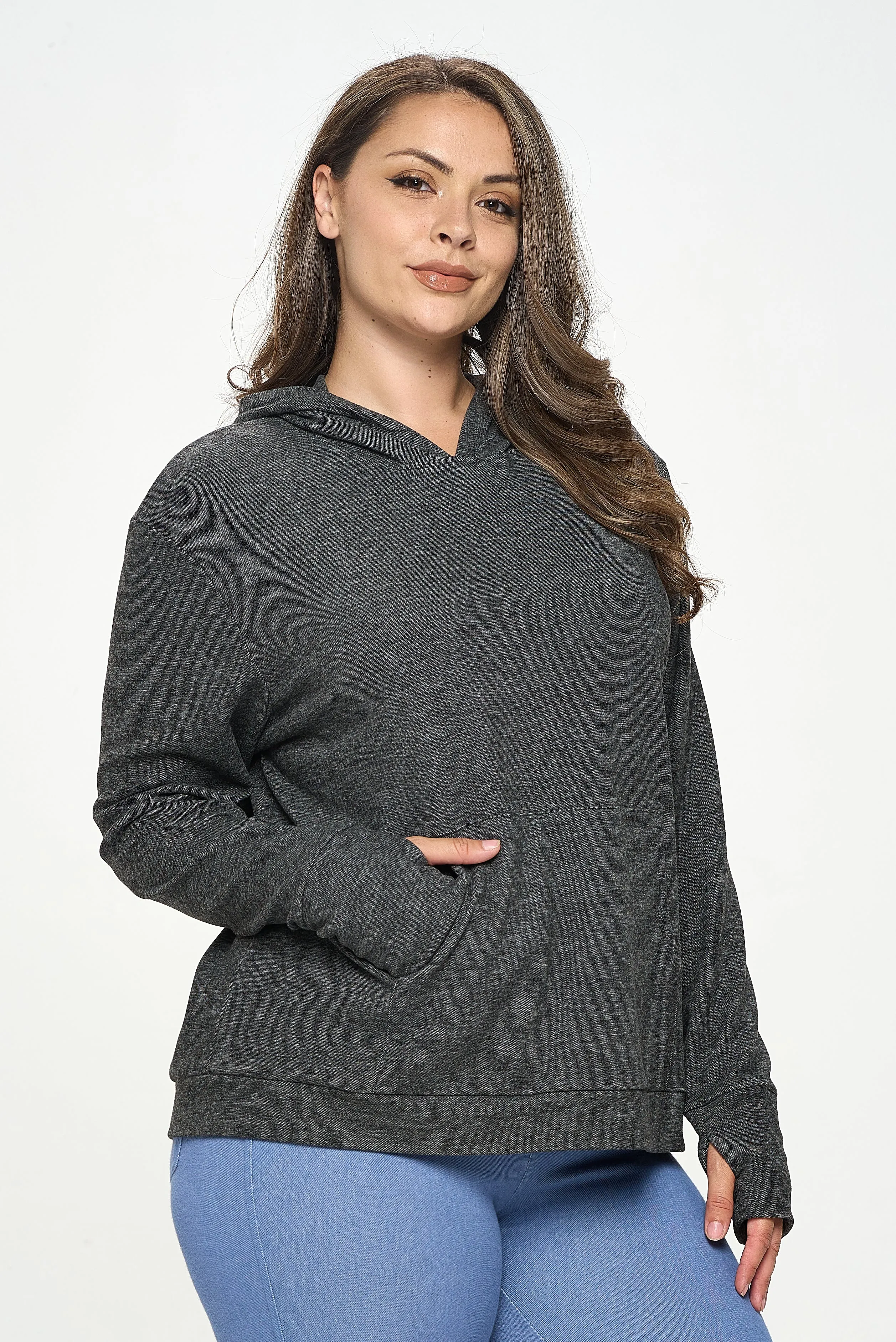 Plus Size Women’s Ultra Soft Pullover Hoodie
