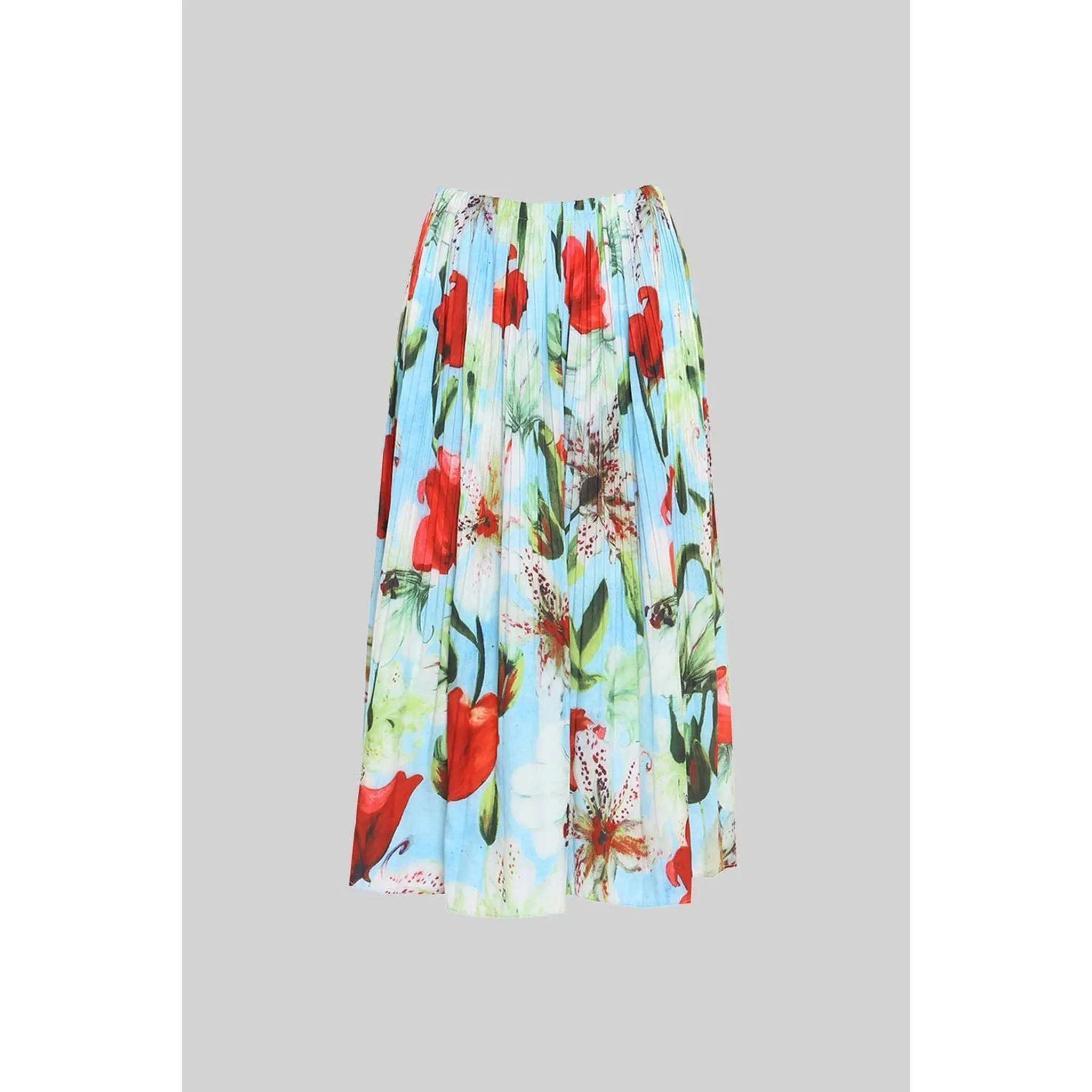 Poppy Print Skirt - O/S