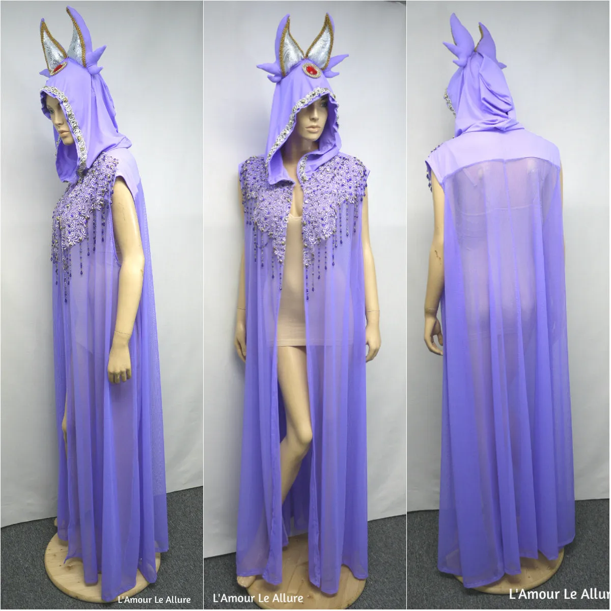 Preorder Flareon Inspired Ear Cape Robe Cosplay Dance Costume Halloween
