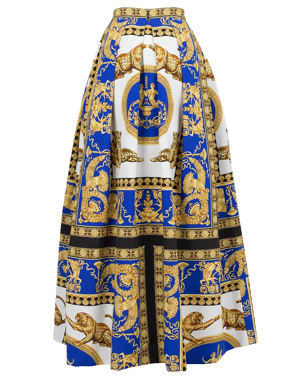 Printed Maxi Skirt