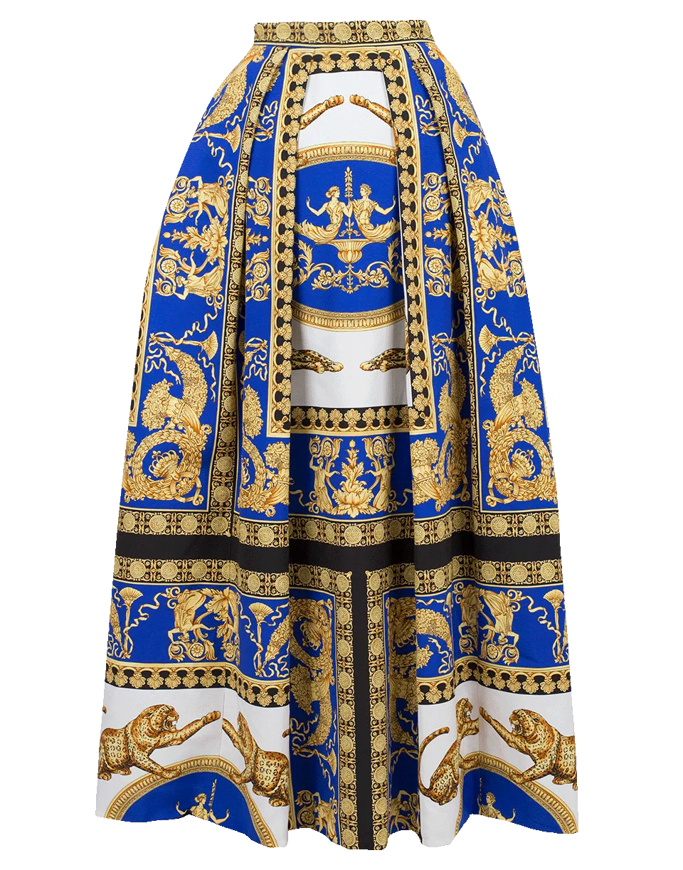 Printed Maxi Skirt