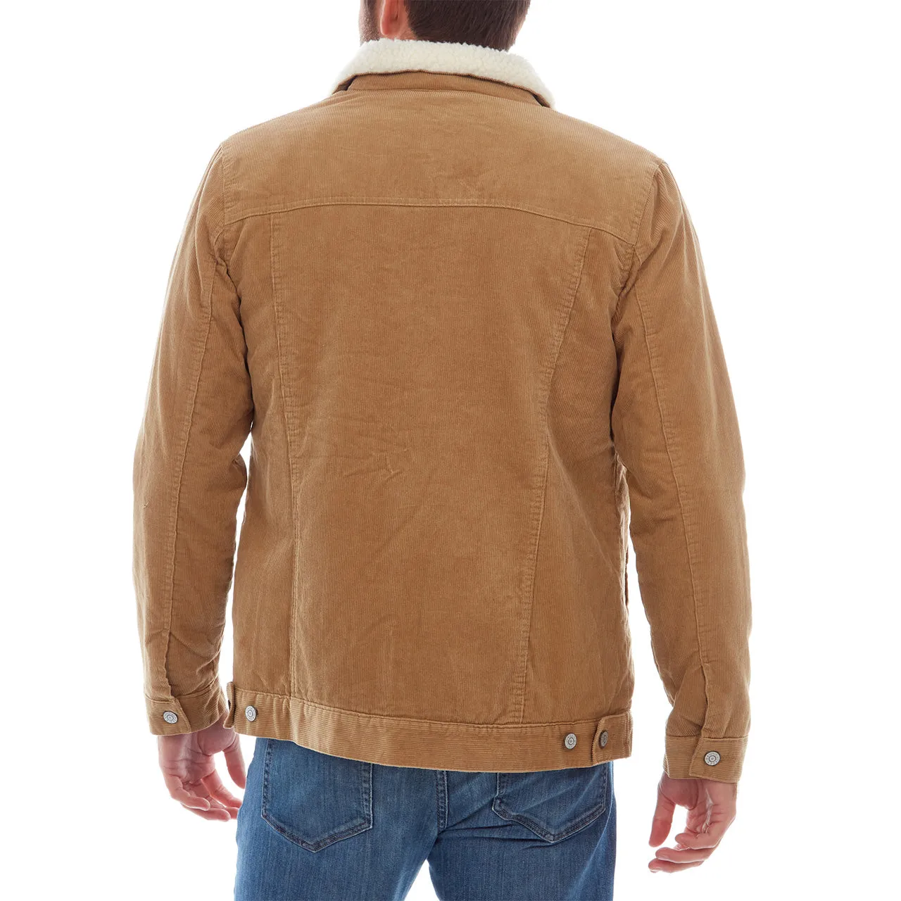 PX - "KOLTON" Corduroy Aviator Jacket in Khaki