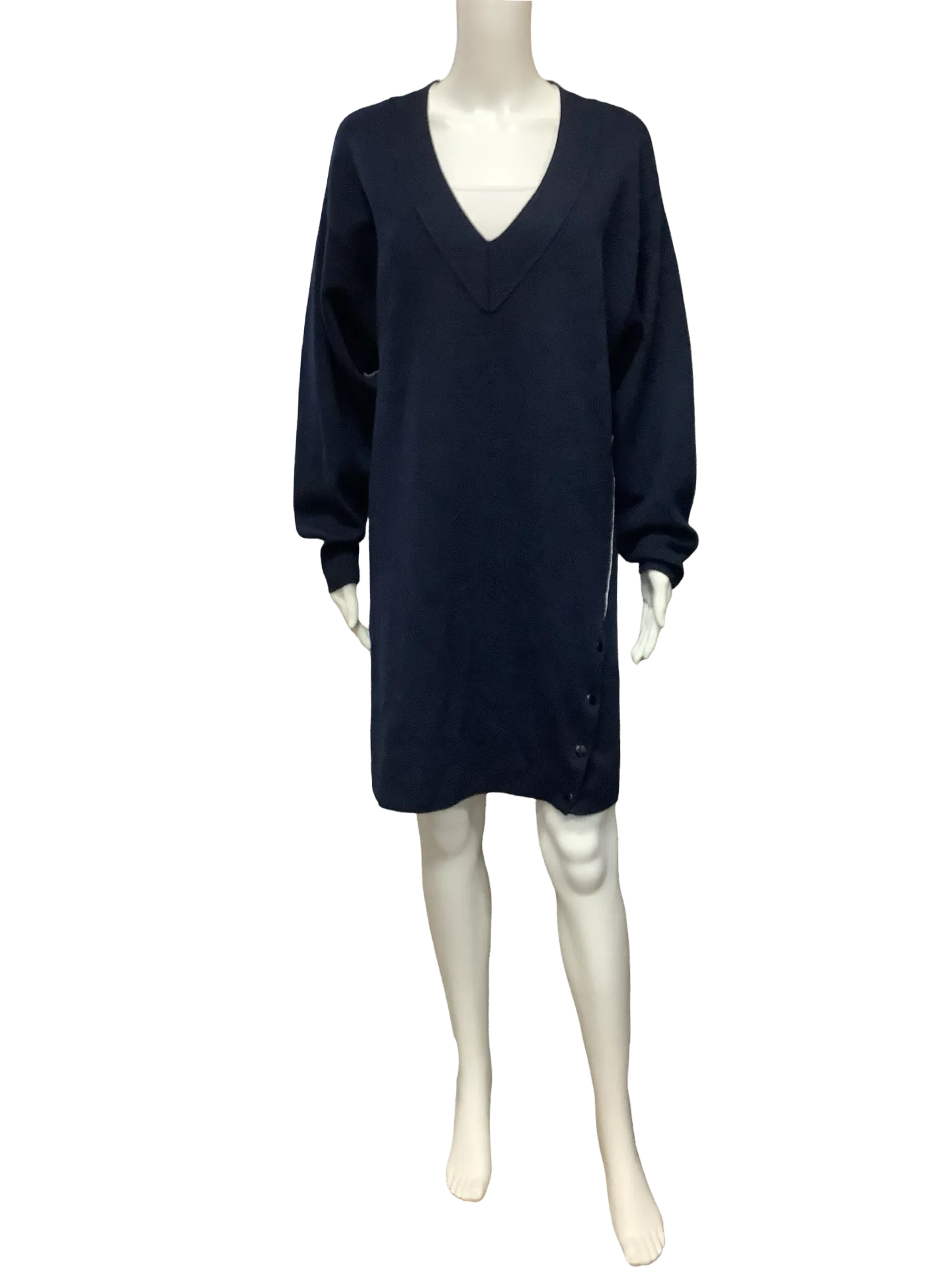 Rag & Bone Sweater Dress V Neck Midi Size: S