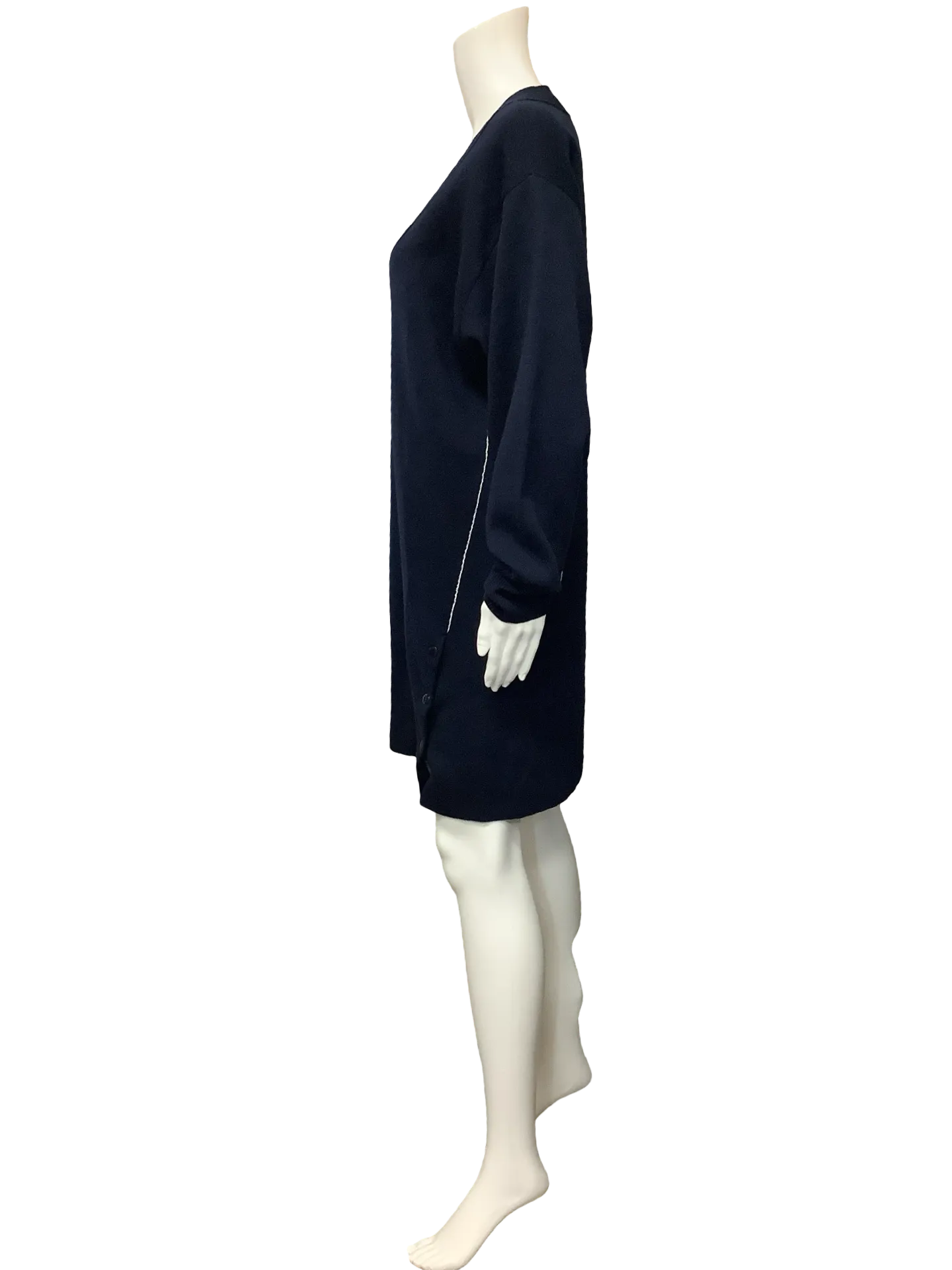 Rag & Bone Sweater Dress V Neck Midi Size: S
