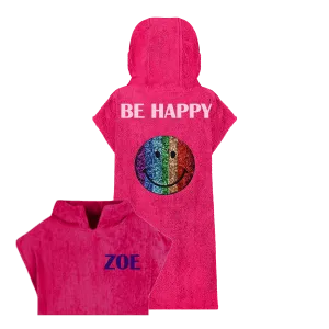 Rainbow Face Beach Robe