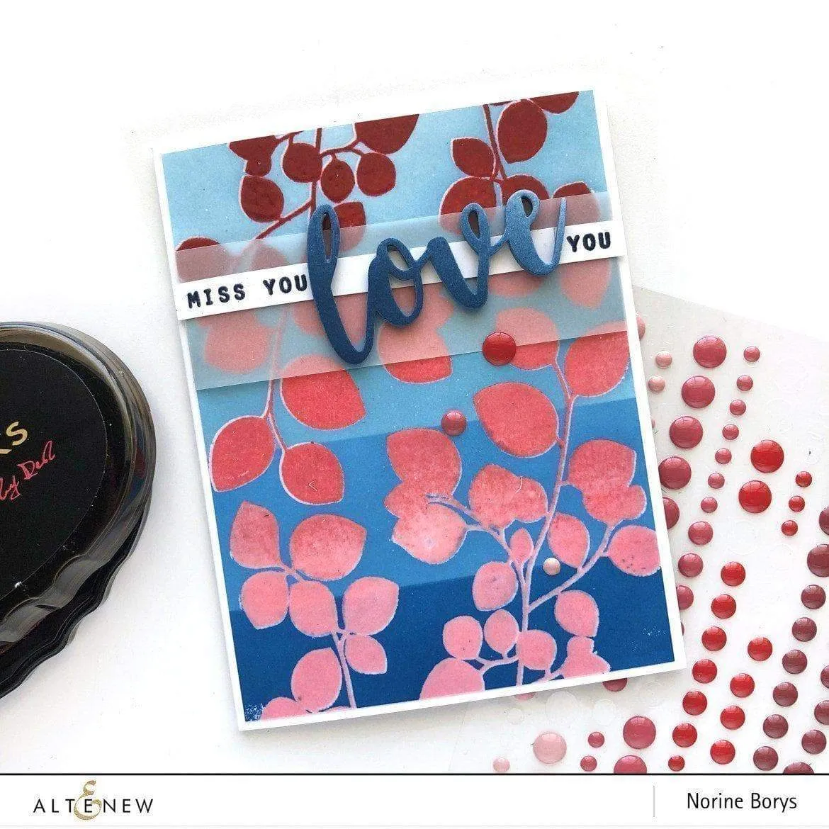 Red Cosmos Fresh Dye Ink Mini Cube Set