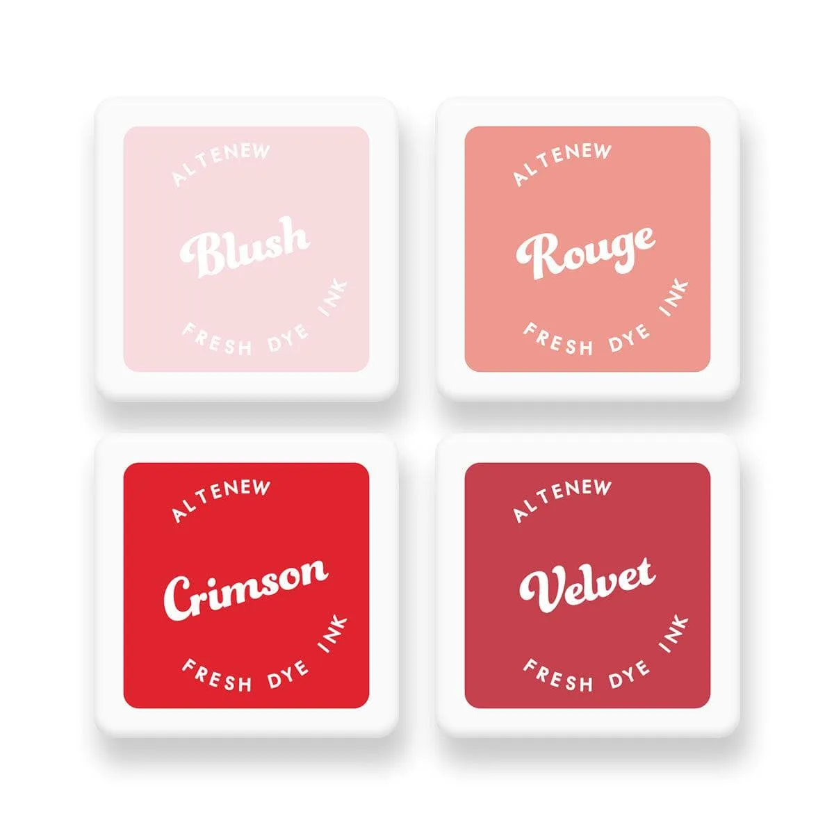 Red Sunset Fresh Dye Ink Mini Cube Set