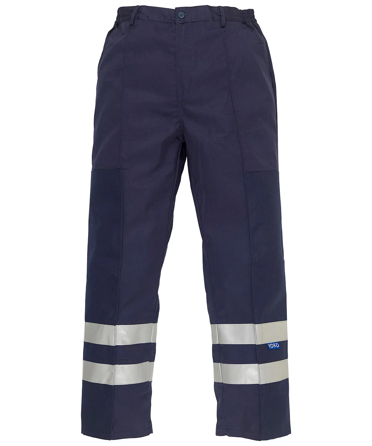 Reflective polycotton ballistic trousers (BS015T) | Navy