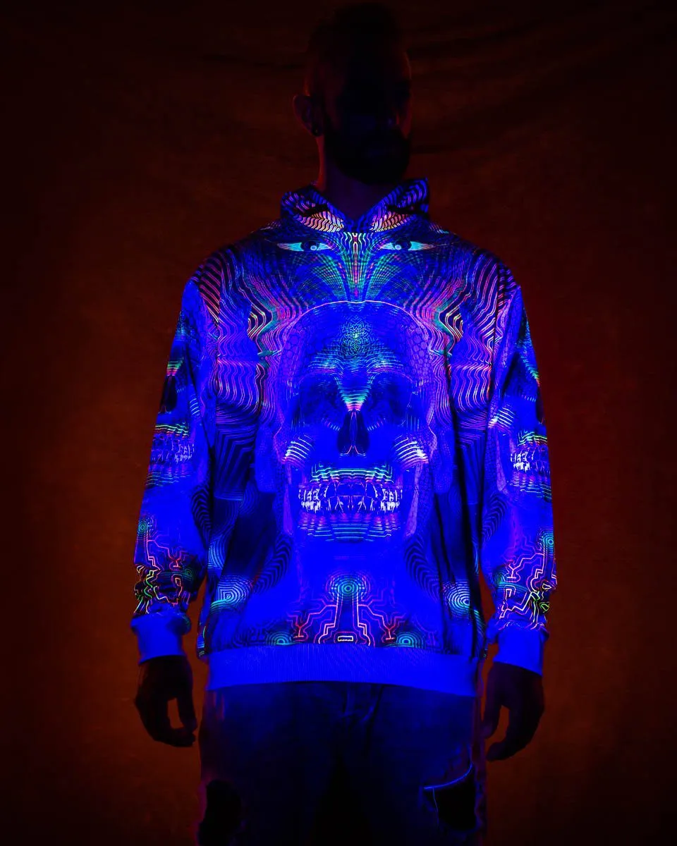 Sacred Geometry Hoodie | Fractal Hoodie | Psy Clothing | Festival Hoodie | Psychedelic Sweater | Yamantaka (HD)