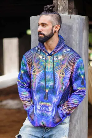 Sacred Geometry Hoodie | Fractal Hoodie | Psy Clothing | Festival Hoodie | Psychedelic Sweater | Yamantaka (HD)