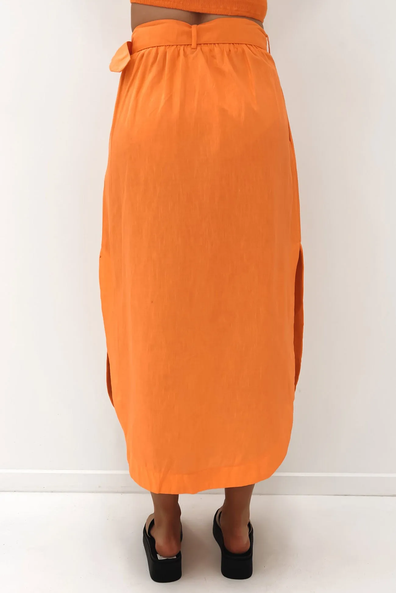Sadie Maxi Skirt Orange