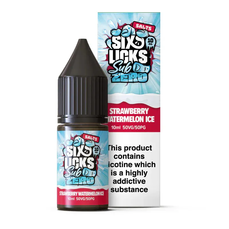 Six Licks Sub Zero Nic Salts