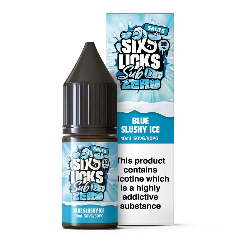 Six Licks Sub Zero Nic Salts