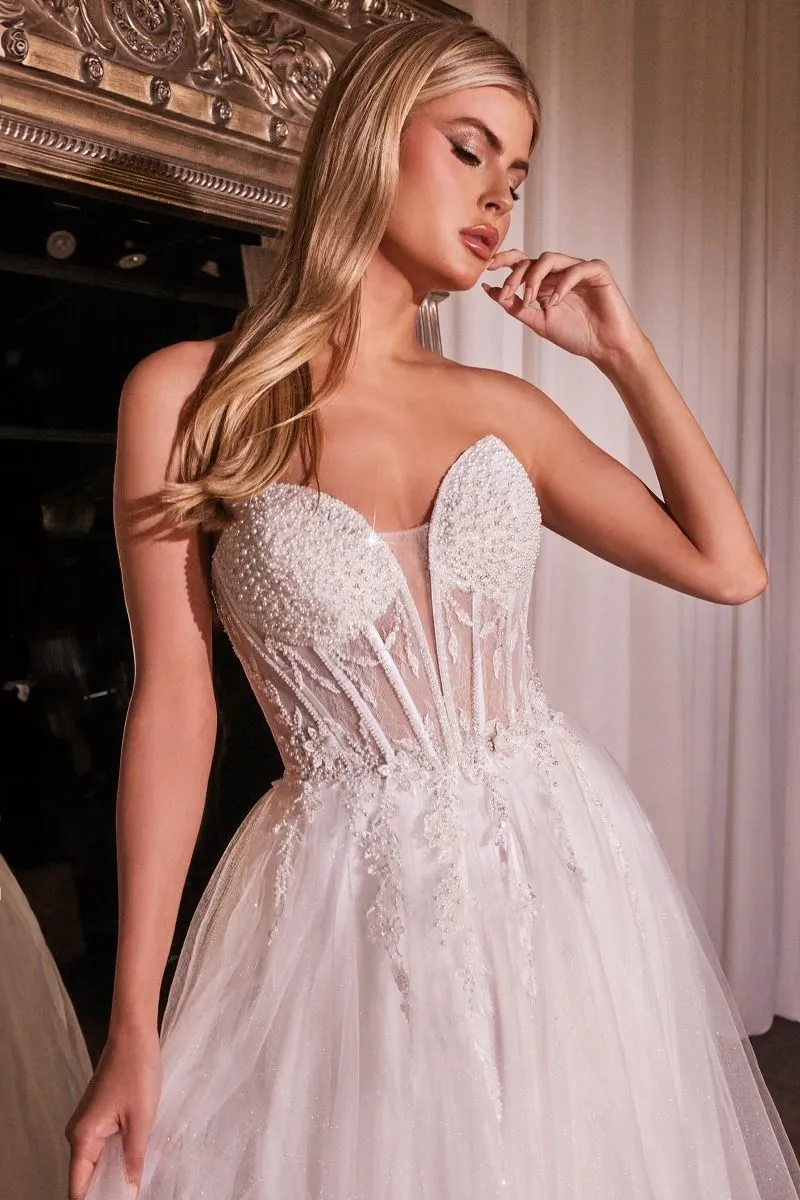 Strapless Bridal Ball Gown CD0230W