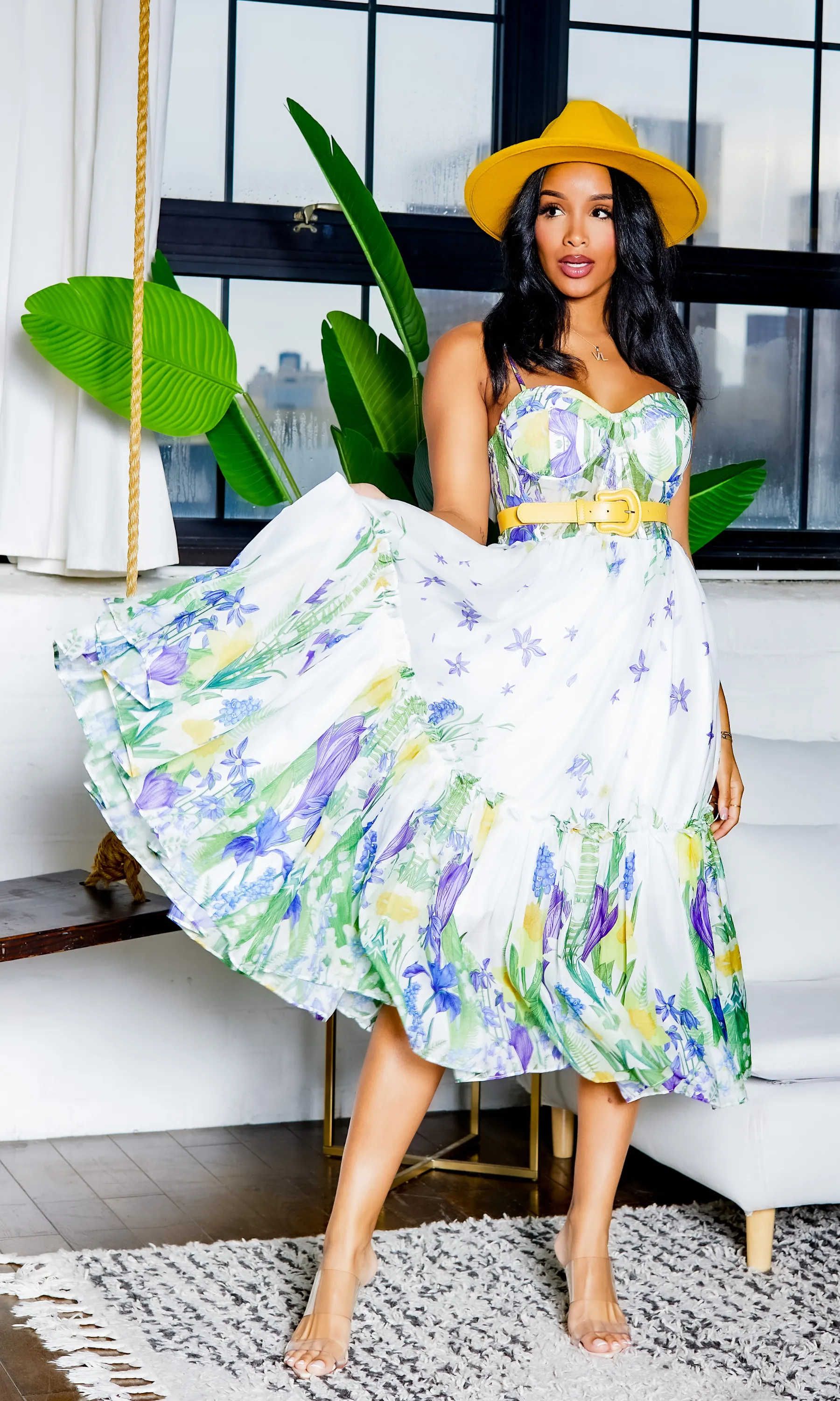 Stylish Floral Dress