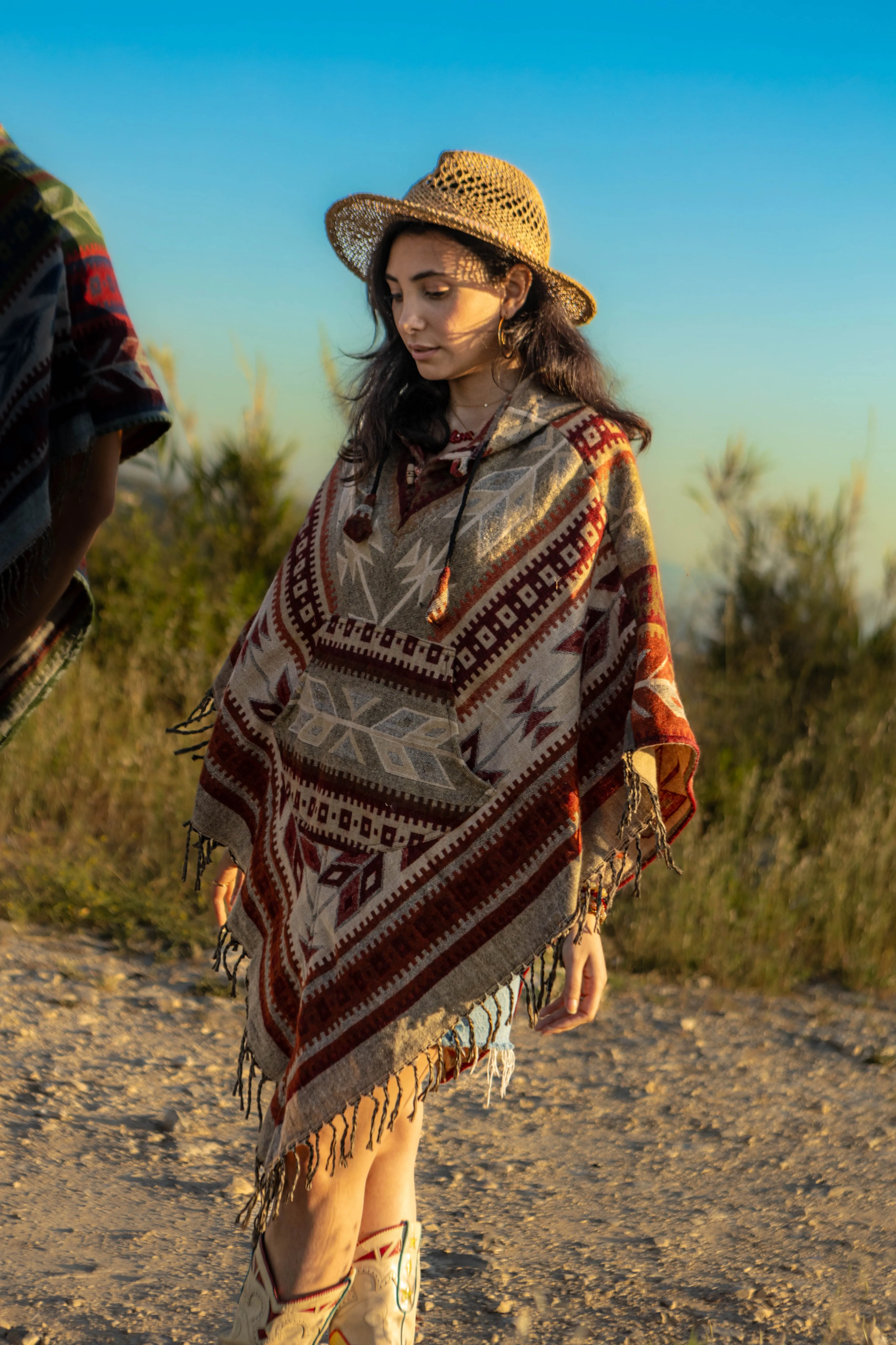 Sunset Glow Poncho