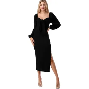 Sweetheart neckline maxi dress