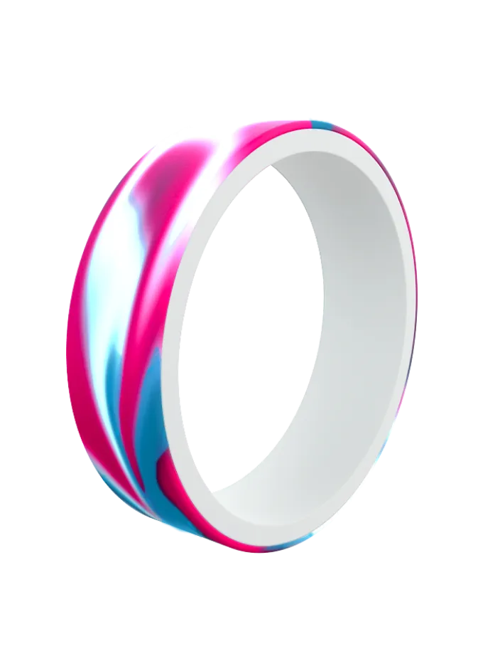 Switch Wodapalooza Tie-Dye/White Silicone Ring
