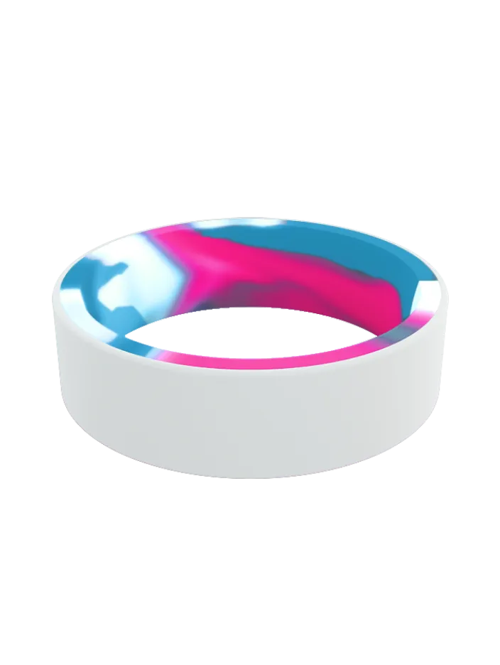 Switch Wodapalooza Tie-Dye/White Silicone Ring