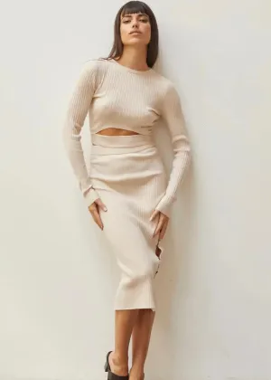 Tainted Love Skirt Set in Cream