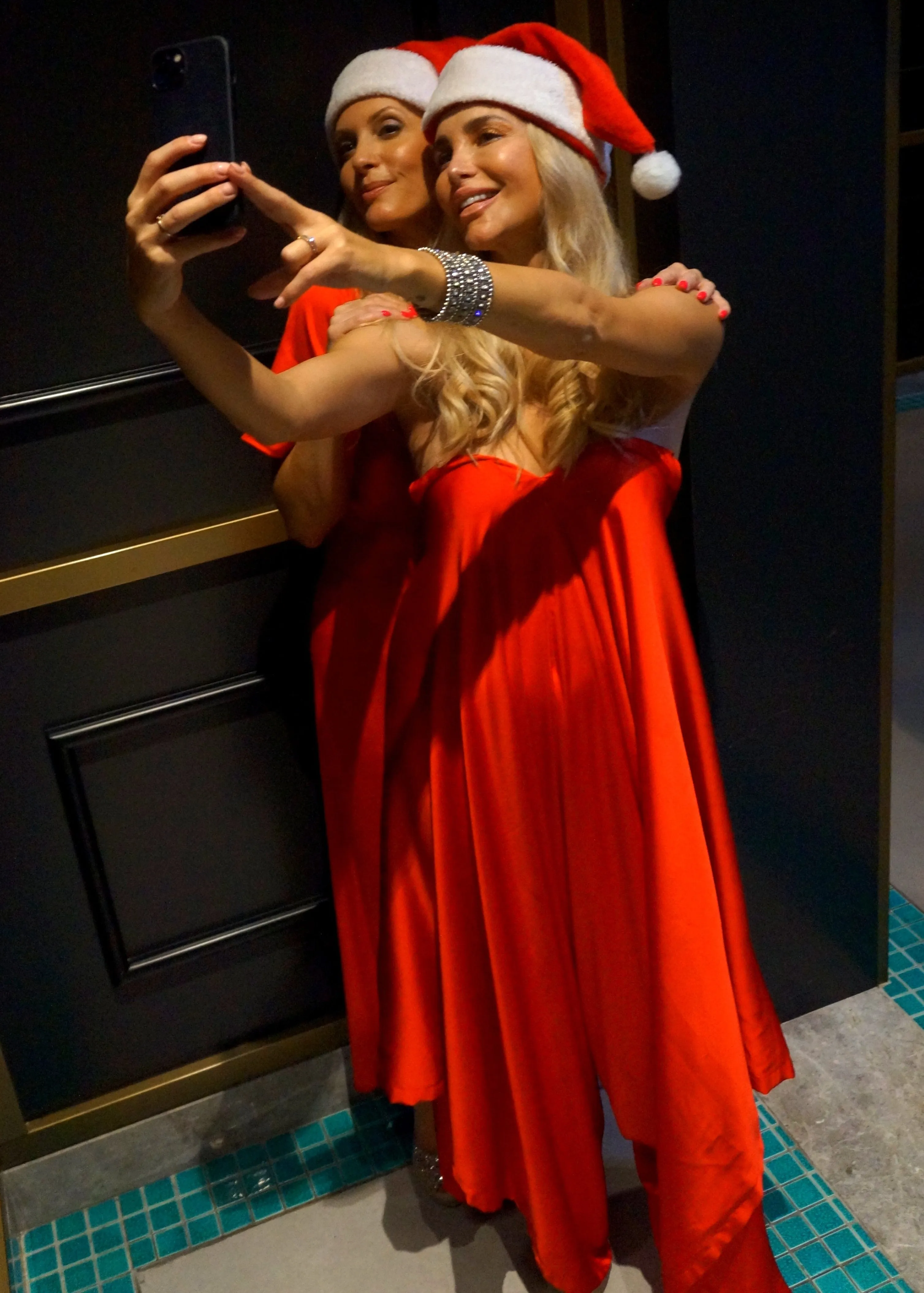 The Maxi Wrap Dress -  Christmas Mac Red