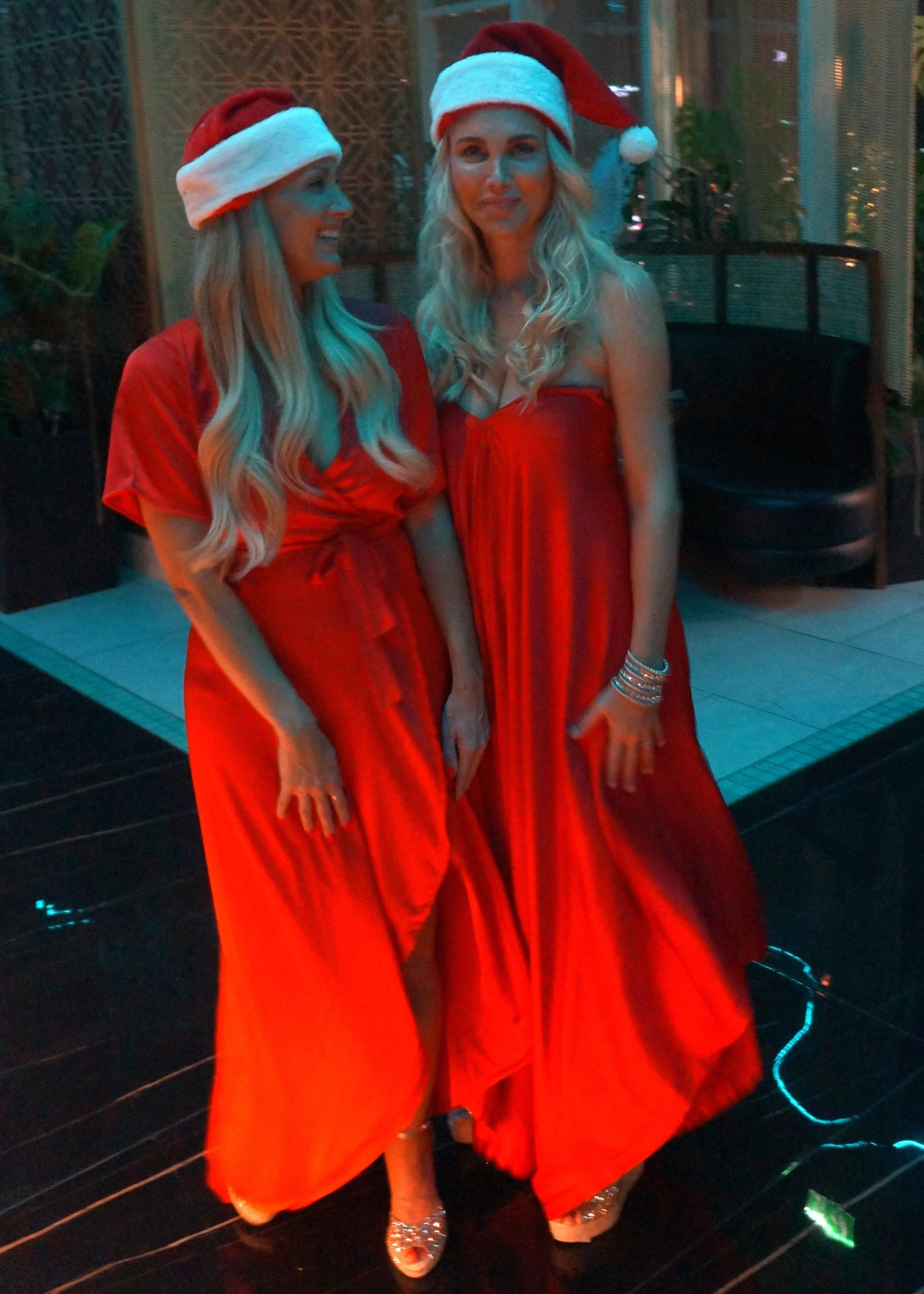 The Maxi Wrap Dress -  Christmas Mac Red