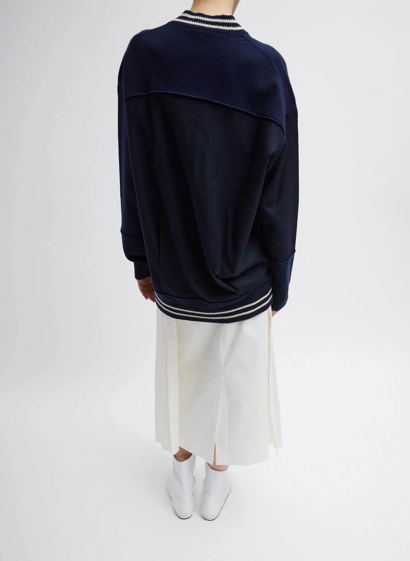 Tilden Deep V-Neck Tennis Sweater