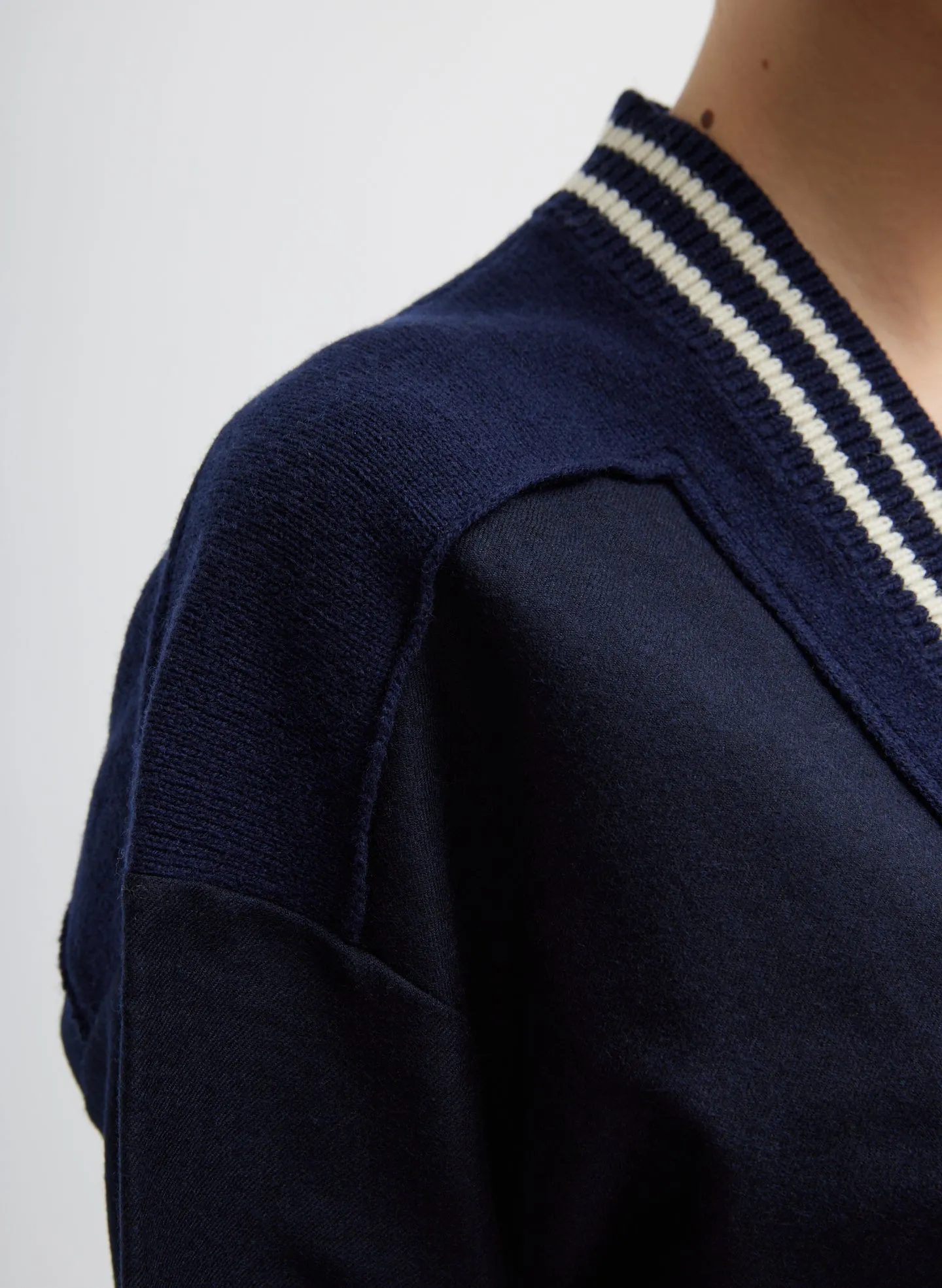 Tilden Deep V-Neck Tennis Sweater