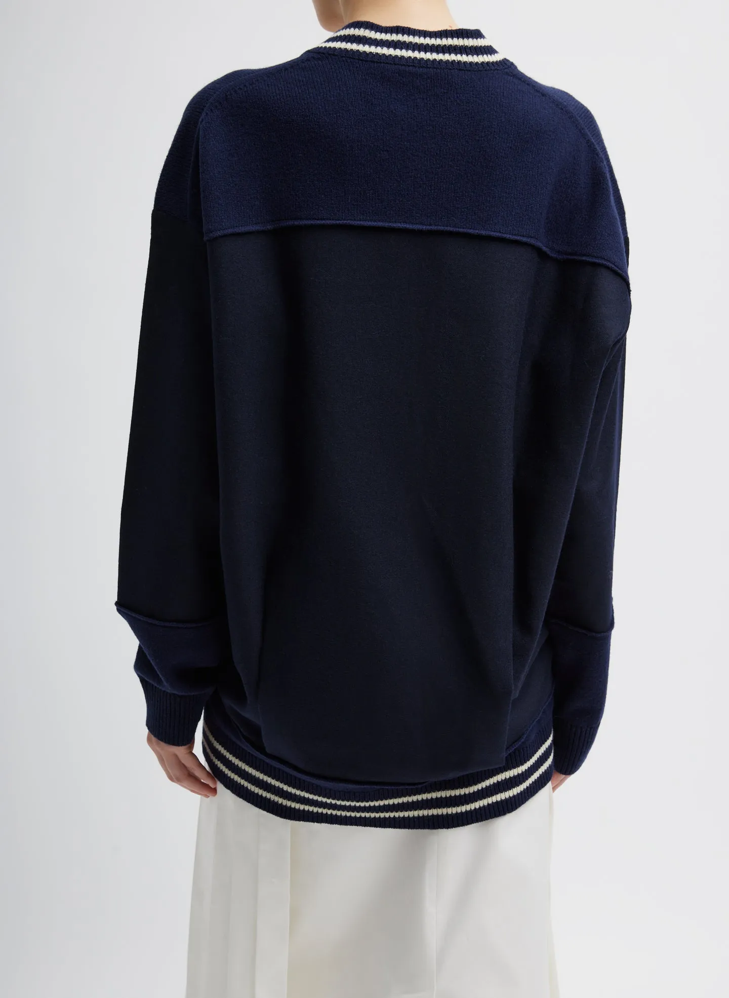 Tilden Deep V-Neck Tennis Sweater