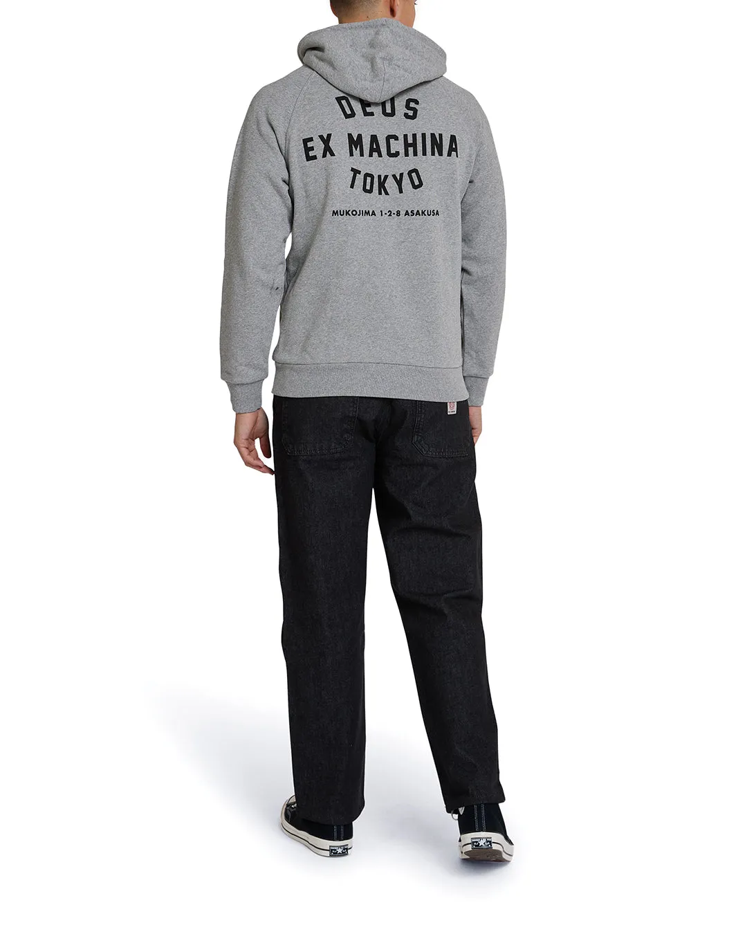 Tokyo Address Hoodie - Grey Marle