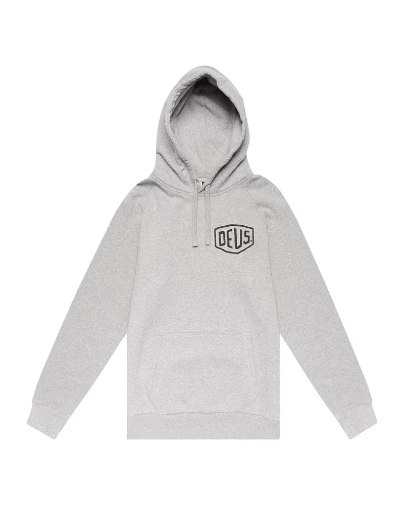 Tokyo Address Hoodie - Grey Marle