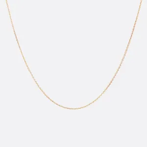 Twizzle Chain Necklace in Rose Gold